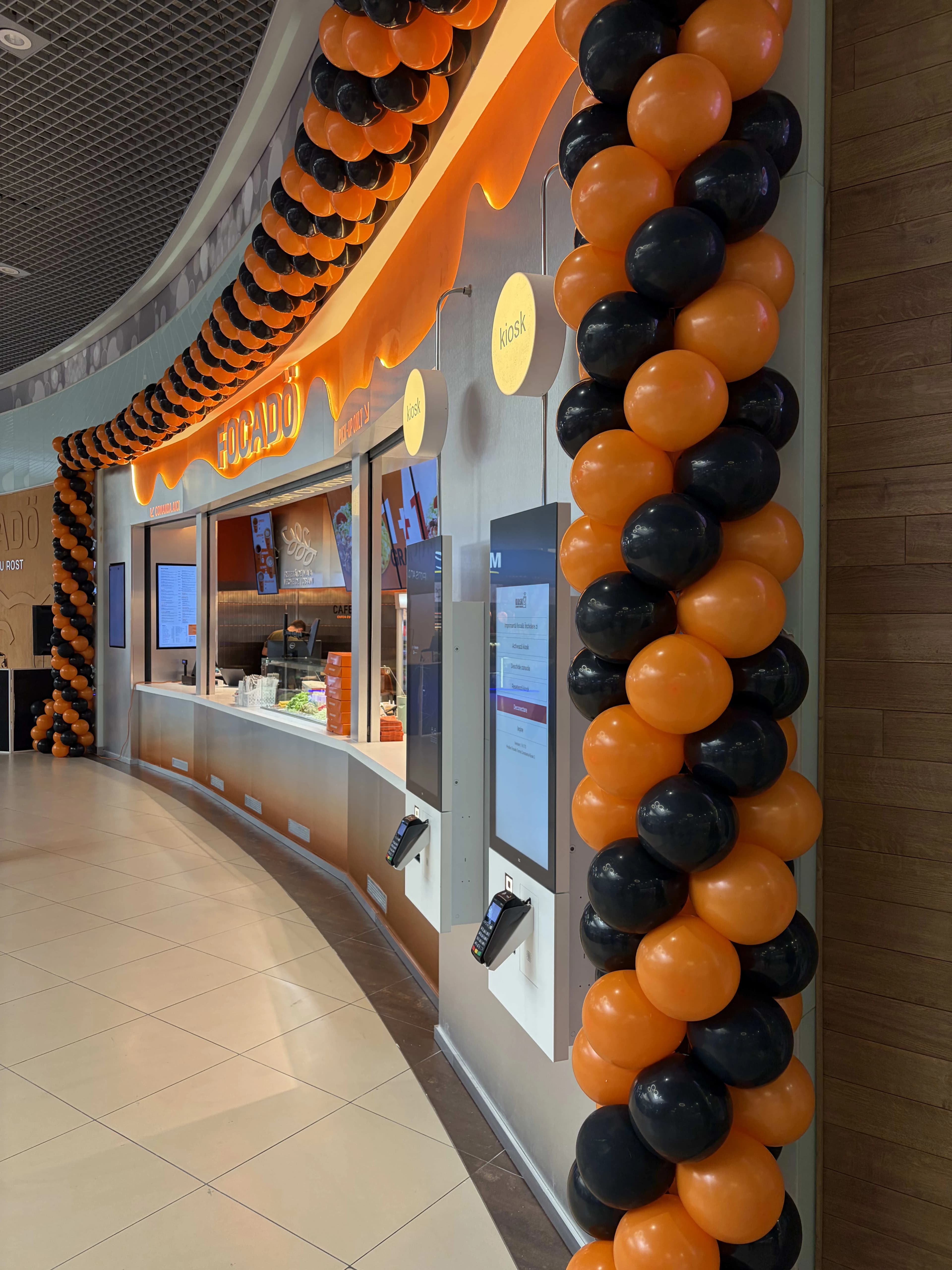 Inaugurare Fast - Food - Arcada baloane