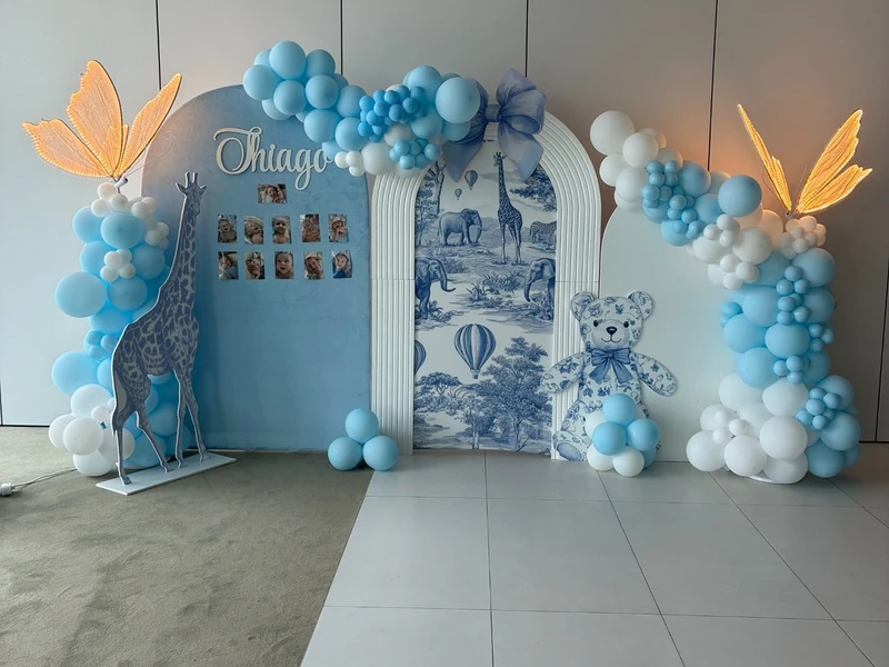 Un decor de poveste pentru botezul lui Thiago 💙