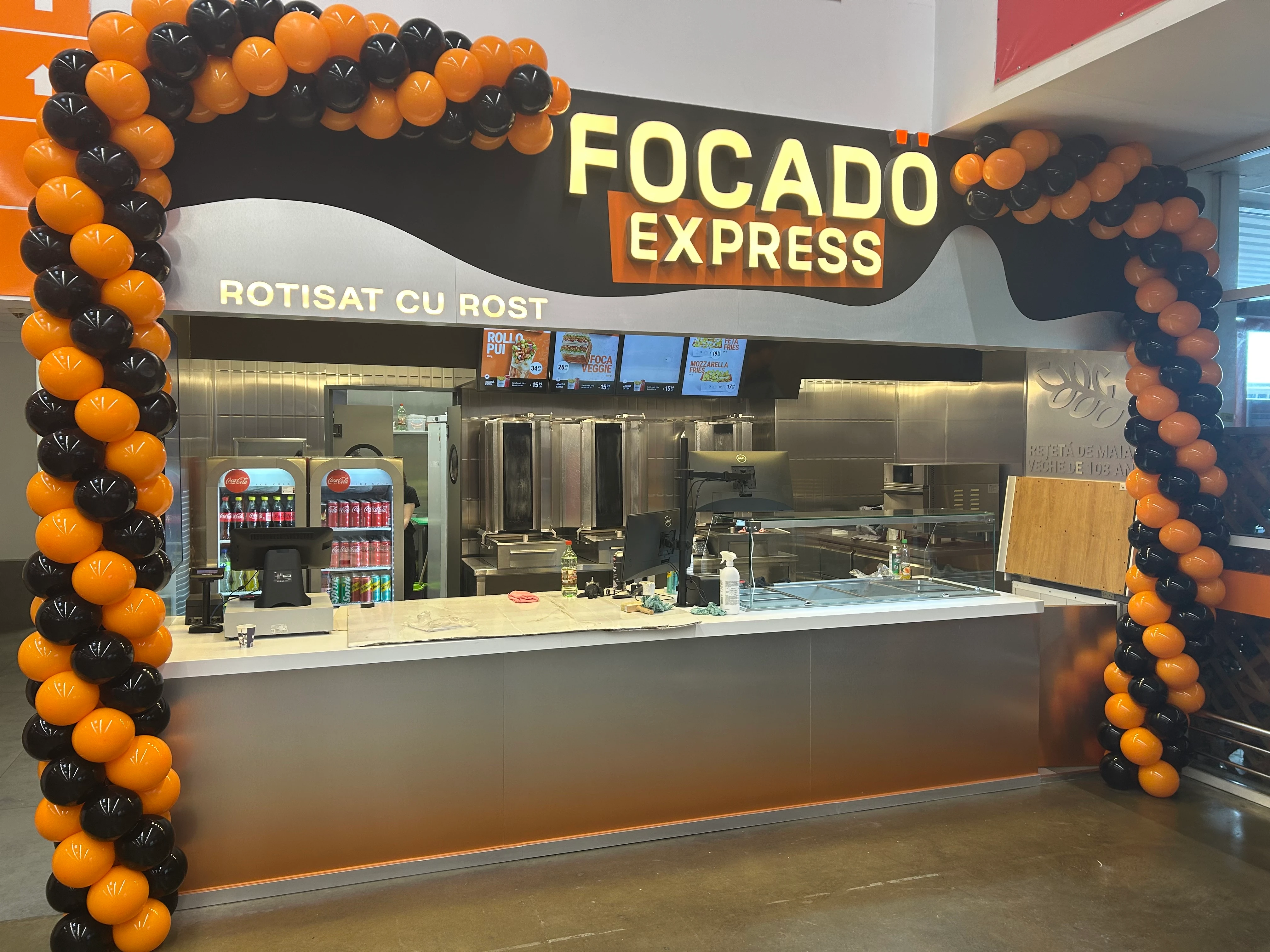 arcada de baloane - deschidere magazin