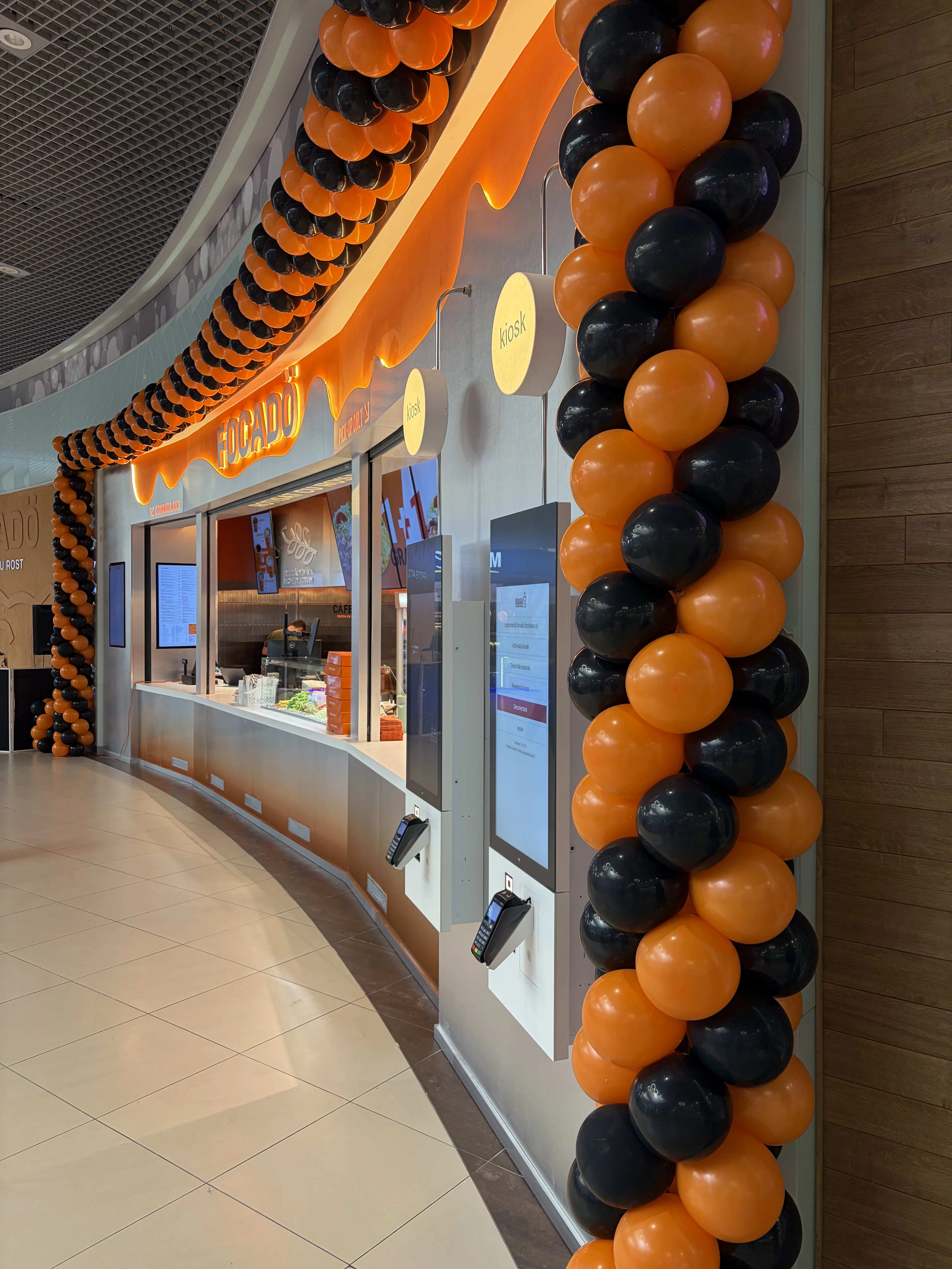 Inaugurare Fast - Food - Arcada baloane